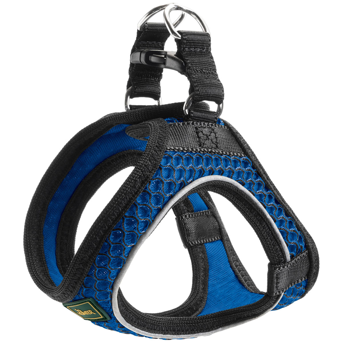 Hunter Hundegeschirr Hilo Comfort blau Größe XXS