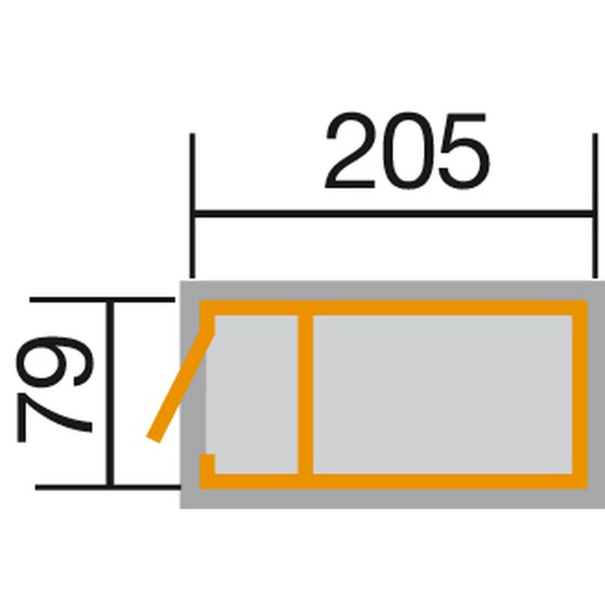 Weka Profi-Hochbeet 669 mit Abstellraum grau Bild 2