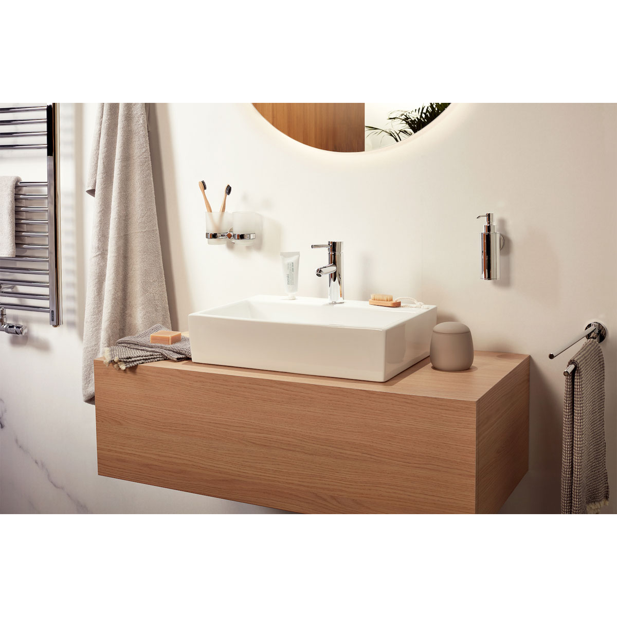 Haceka  Kosmos Handtuchhalter Doppelt Schaukel Chrom 46 cm Bild 4