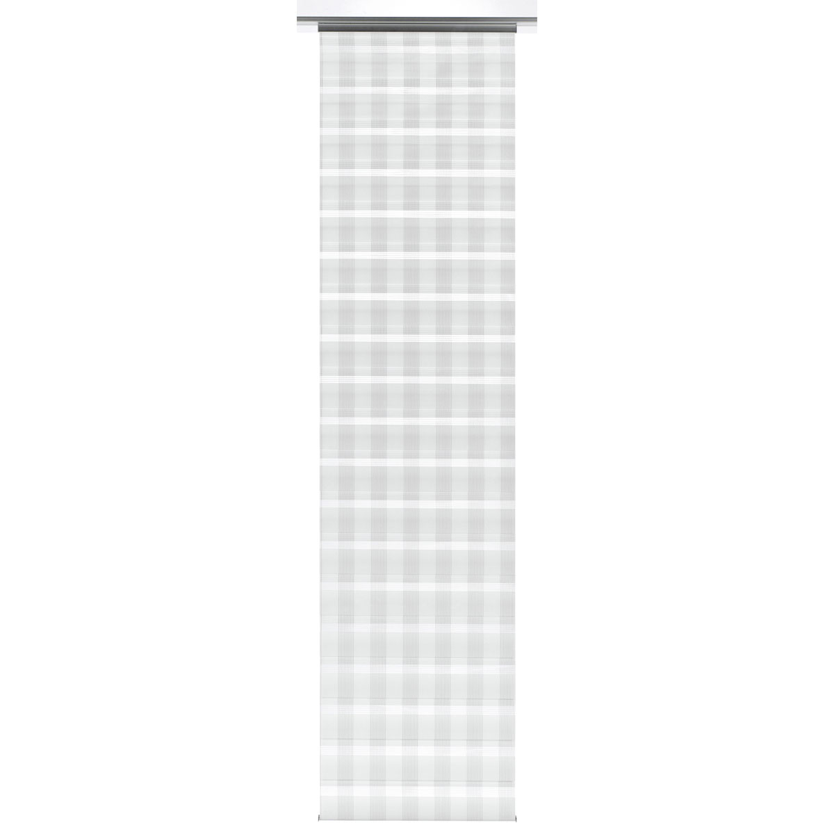Gardinia Flächenvorhang Day+Night 245 x 60 cm weiß kariert Bild 3