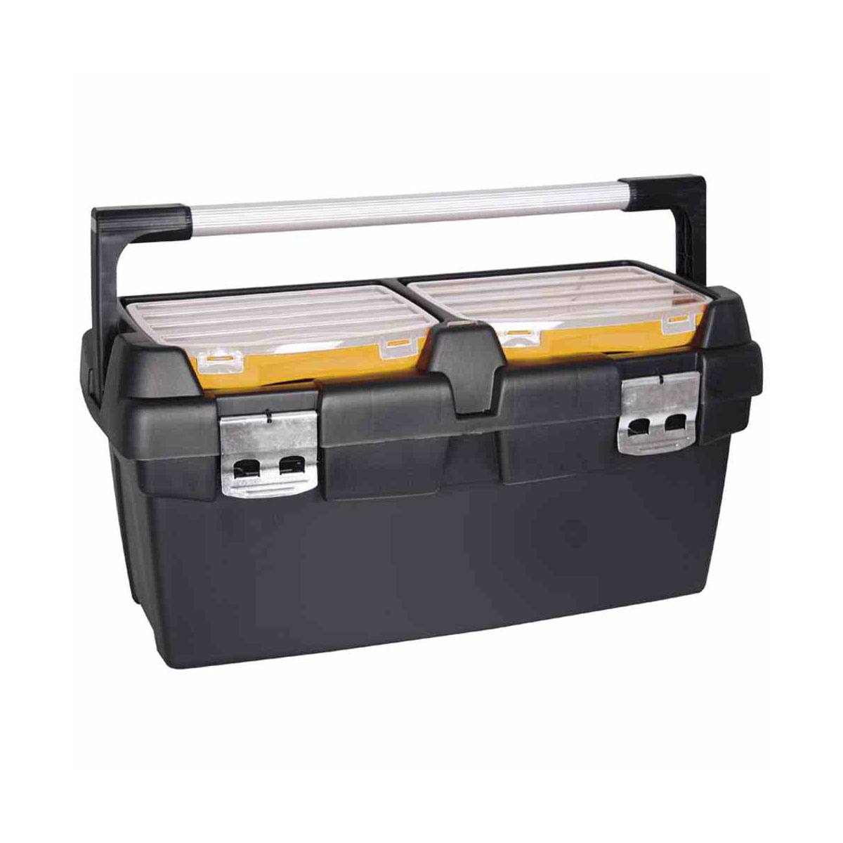 Ironside Werkzeugkasten Profi 60 x 30,5 x 29,5 cm schwarz