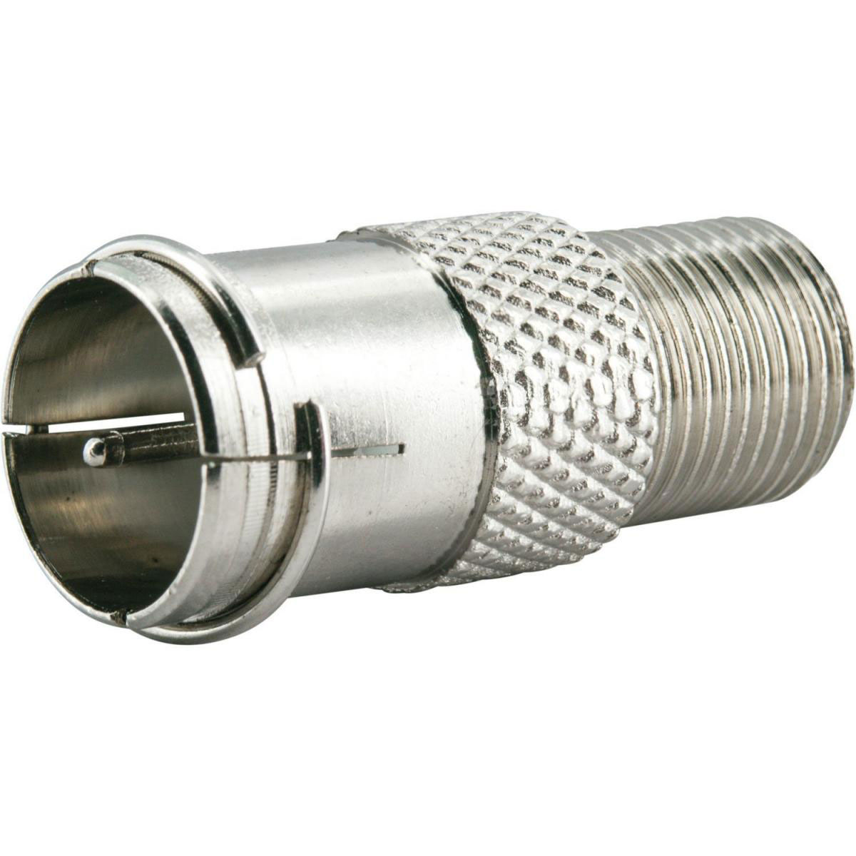 Schwaiger Adapter F-Quick für F-Stecker silber Bild 1