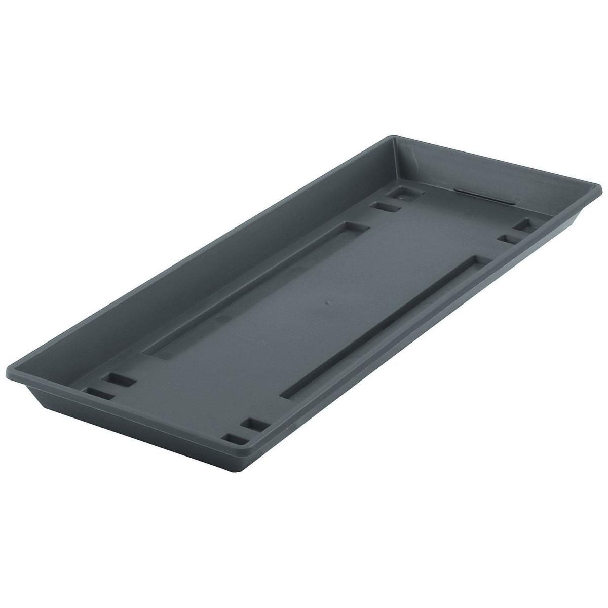 Geli Blumenkasten-Untersetzer 40 cm grau