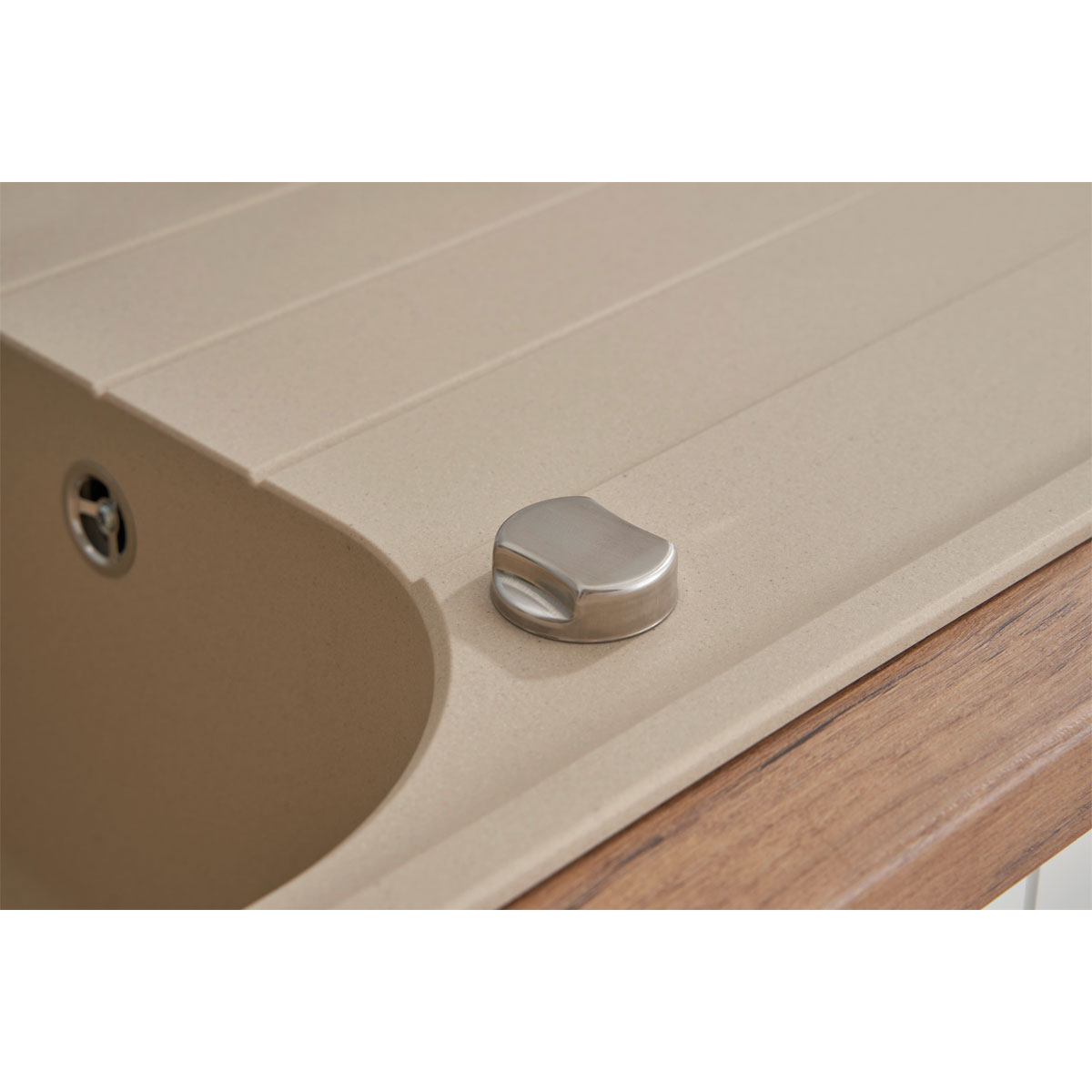 Respekta Spüle beige 100 cm Massivgranit Bild 5