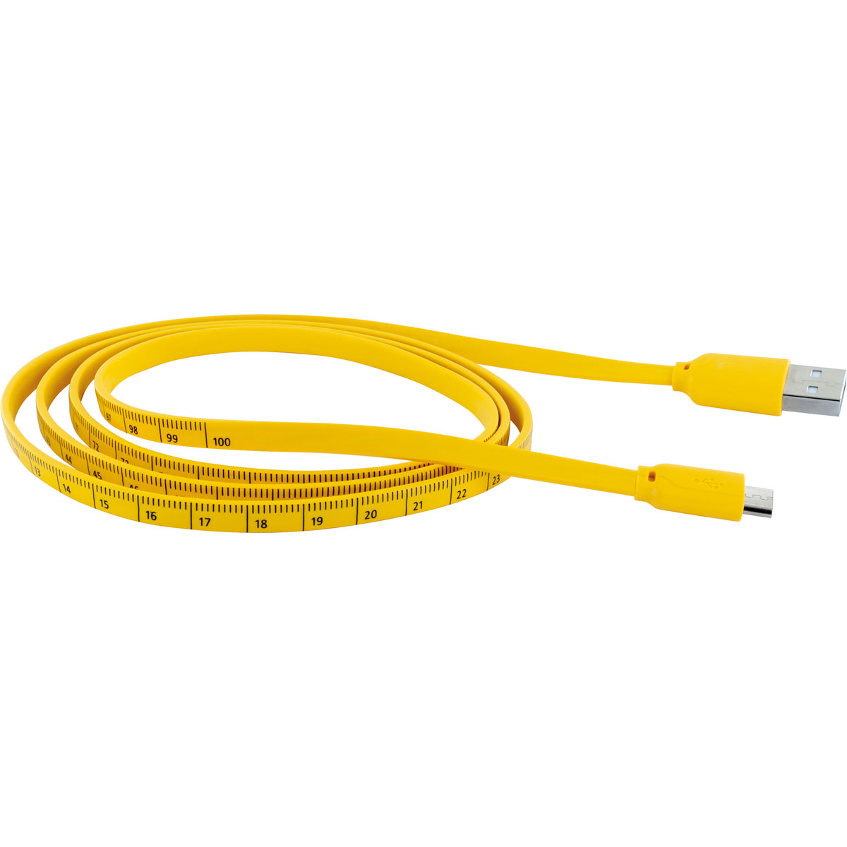 Schwaiger  Sync und Ladekabel Micro USB mit Maßband 1,2 m