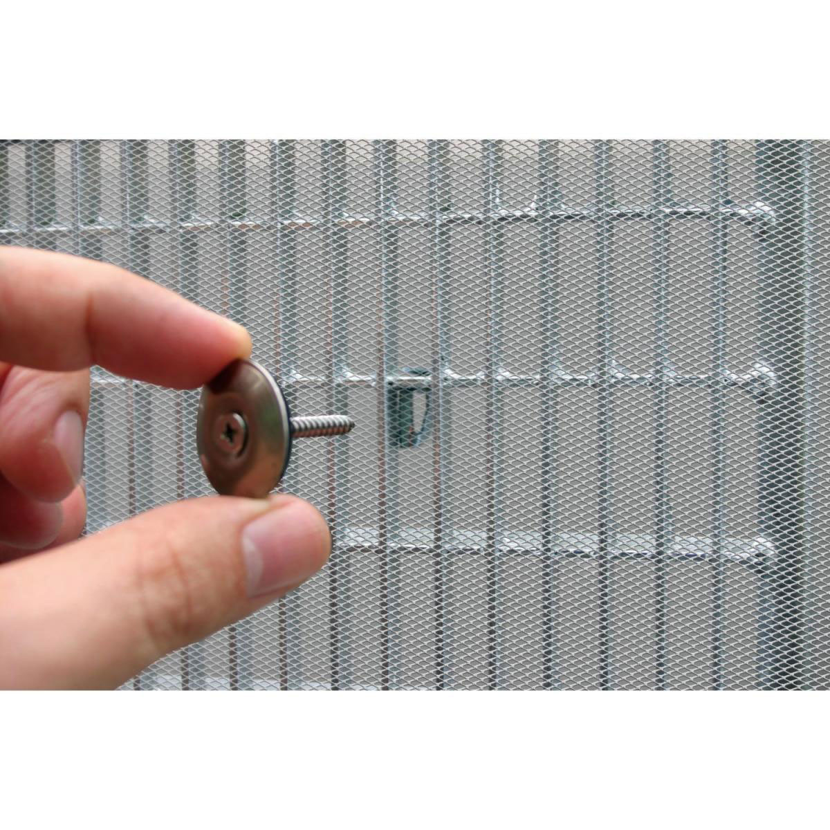 Schellenberg Lichtschacht-Gitter Sauberer Lichtschacht Aluminium 55 x 110 cm Bild 5