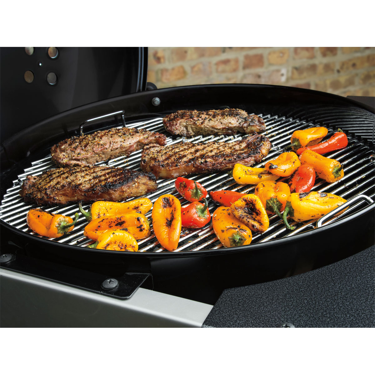 Weber Holzkohlegrill Performer Deluxe GBS 57 cm schwarz Bild 11