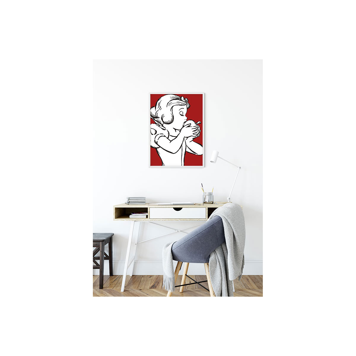 Komar  Wandbild Snow White Apple Bite red 40x50 cm Bild 5
