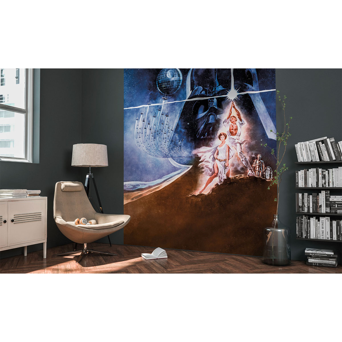 Komar  Vlies Fototapete Star Wars Poster Classic2 200x250 cm