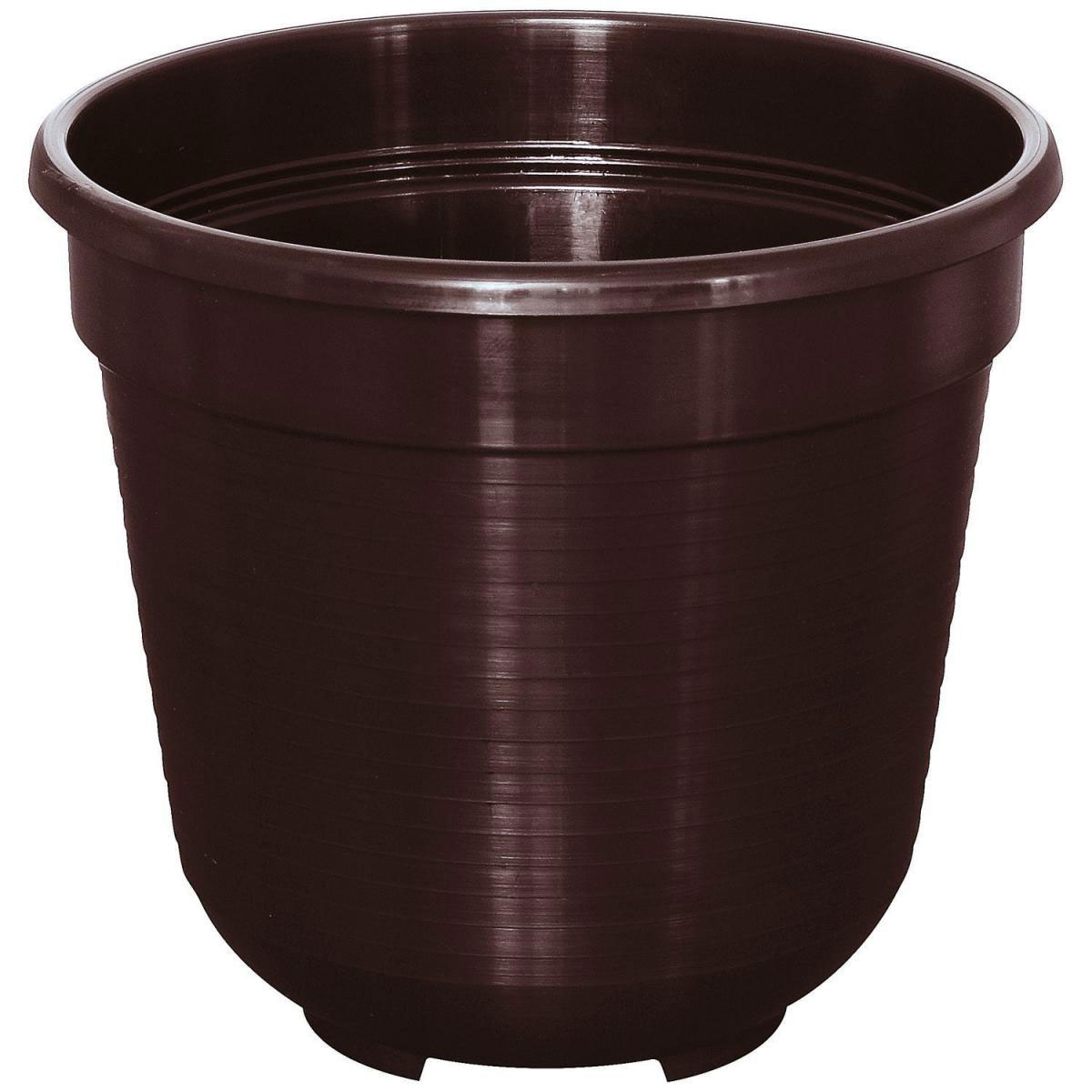Geli Blumentopf Kunststoff braun Durchmesser 12 cm online kaufen