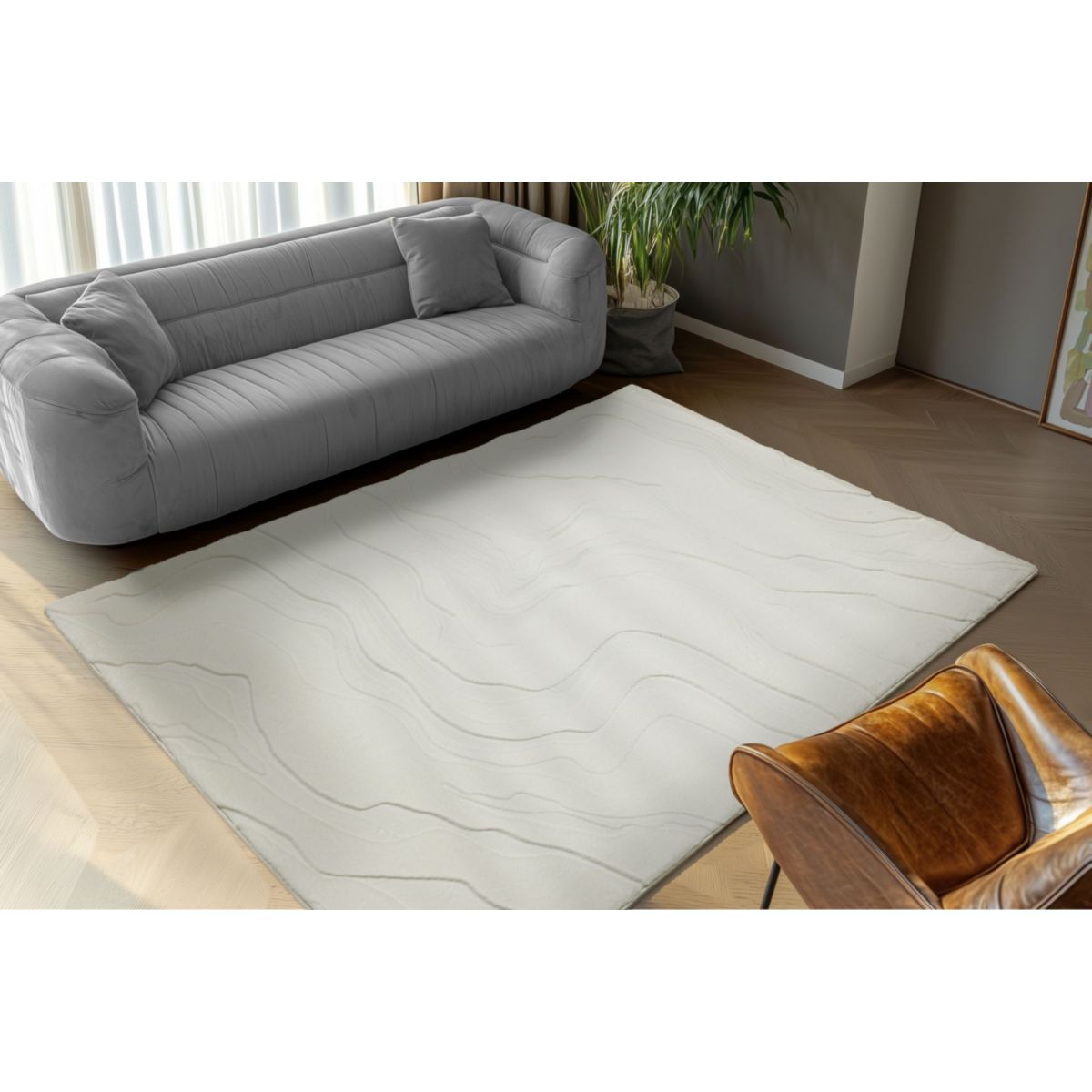 Cosmic 525 Weiß 160cm x 230cm Bild 4