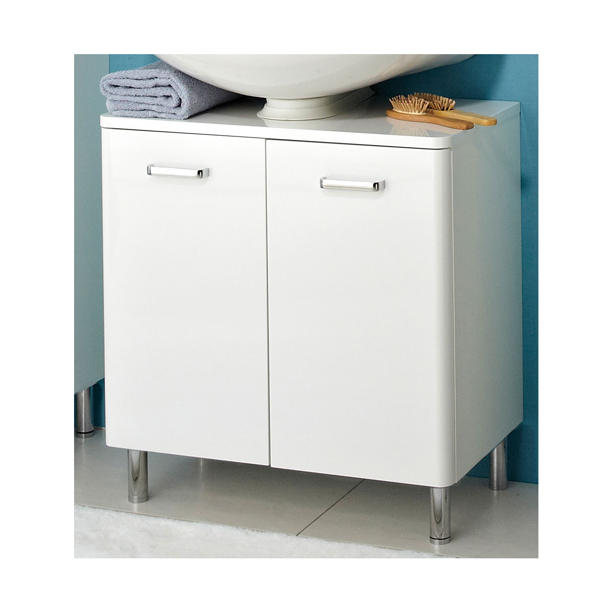 Pelipal Waschbeckenunterschrank Piolo 60 x 53 x 33 cm weiß