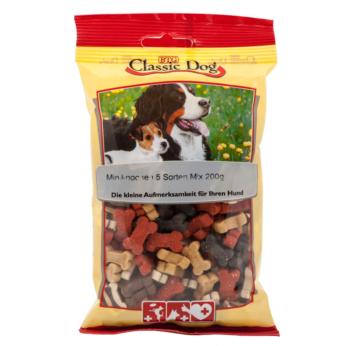 Classic Dog  Snack Miniknochen 5 Sorten Mix 200g
