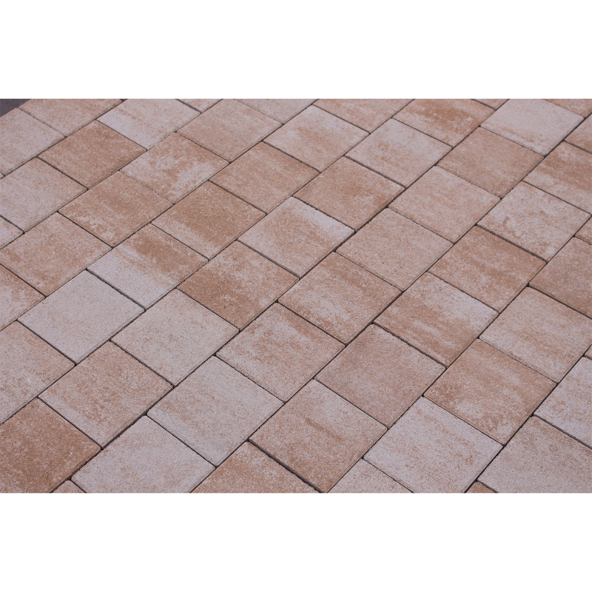 Natursteinmosaik Toskana 15 x 15 x 5 cm sandstein-schattiert