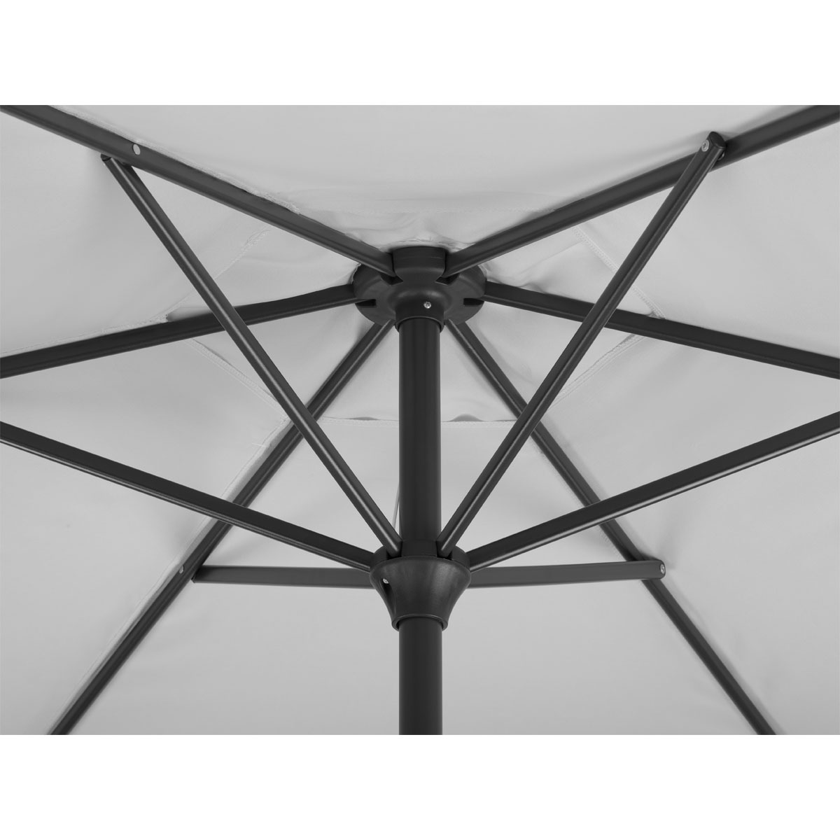 Schneider Schirme Sonnenschirm Bilbao Durchmesser 220 cm silbergrau Bild 8