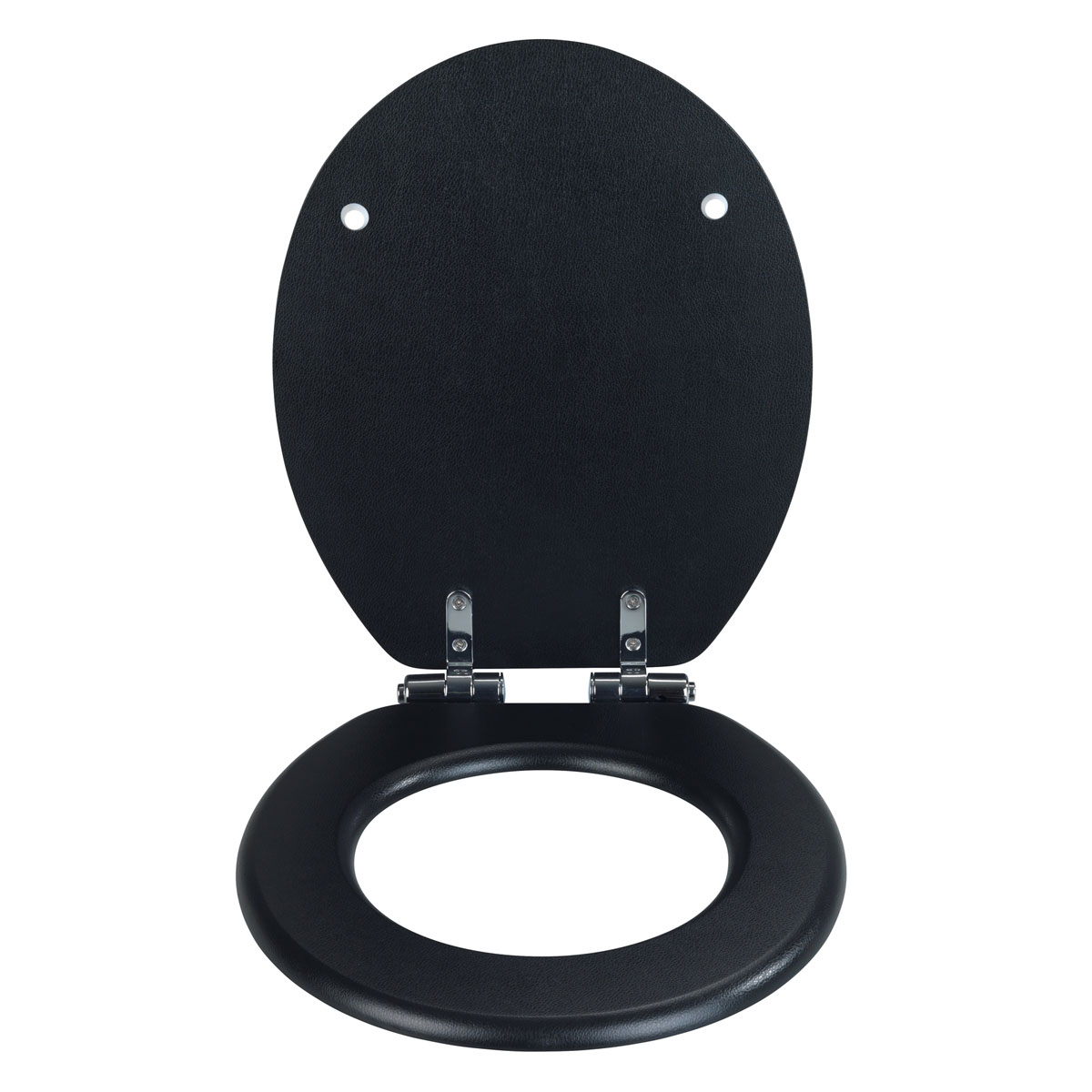 Wenko WC-Sitz Cuero Schwarz Lederoptik Bild 2