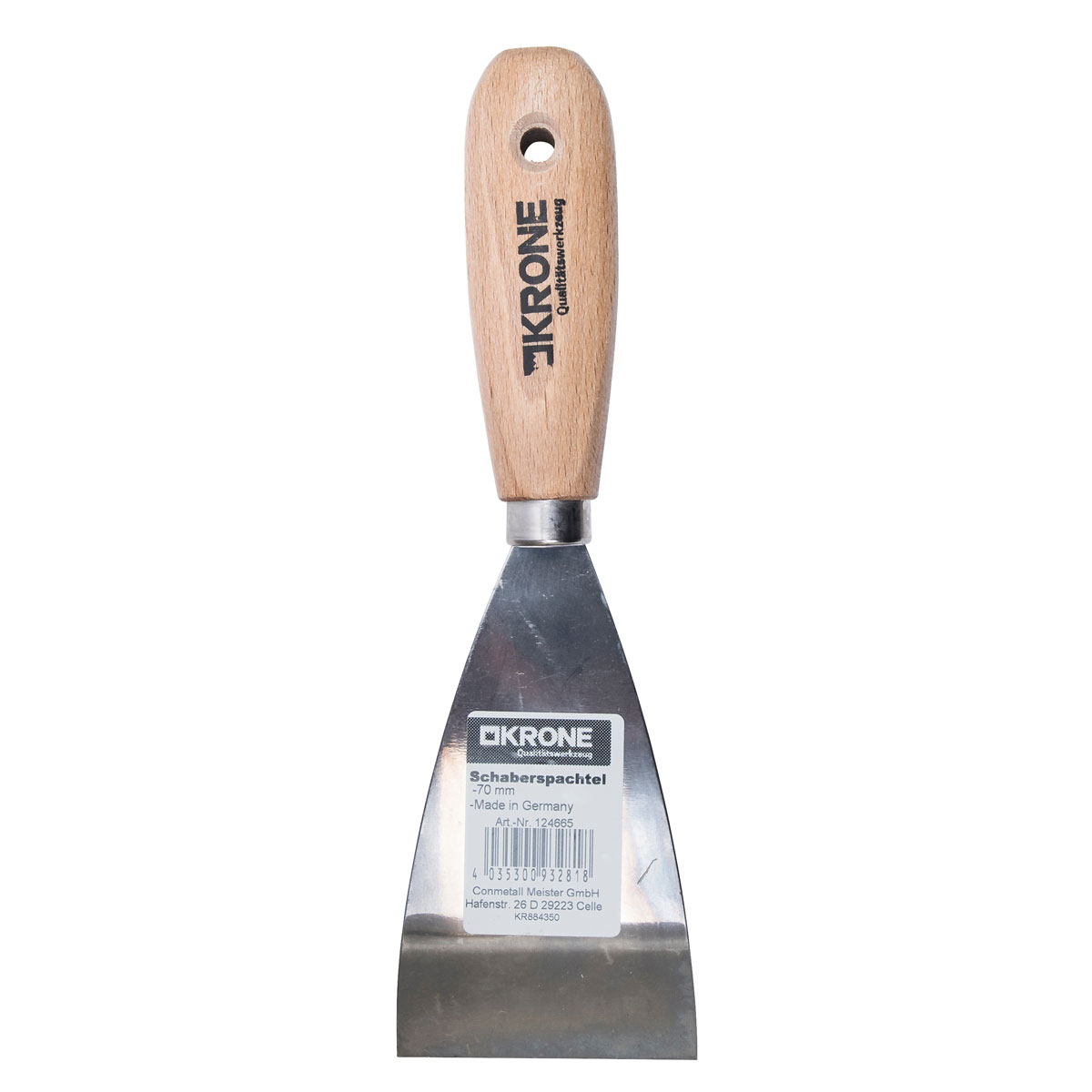 Krone  Schaberspachtel abgew gr Heft