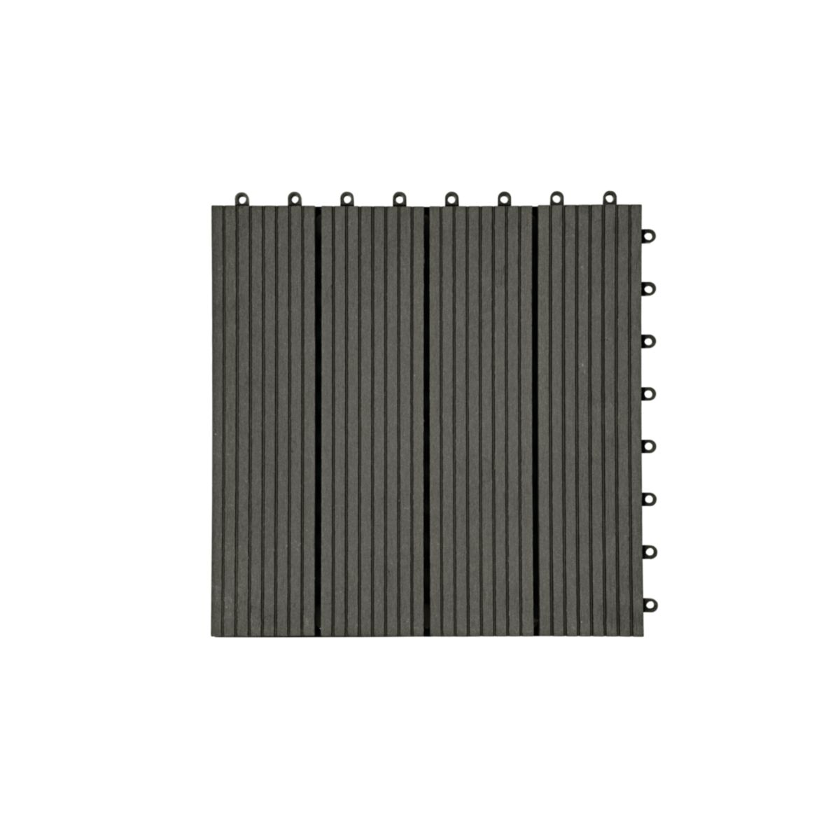 Hartmann WPC Fliese Anthrazit 30x30x2,2cm