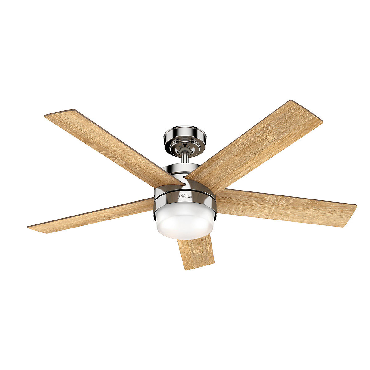 Hunter Fan Hunter Deckenenventilator Claudette 132 cm Nickel poliert Bild 2