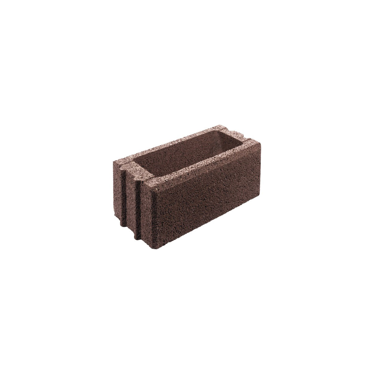 Bellamur-Gartenmauer 1/1 Stein50x25x20 cm, rotbraun