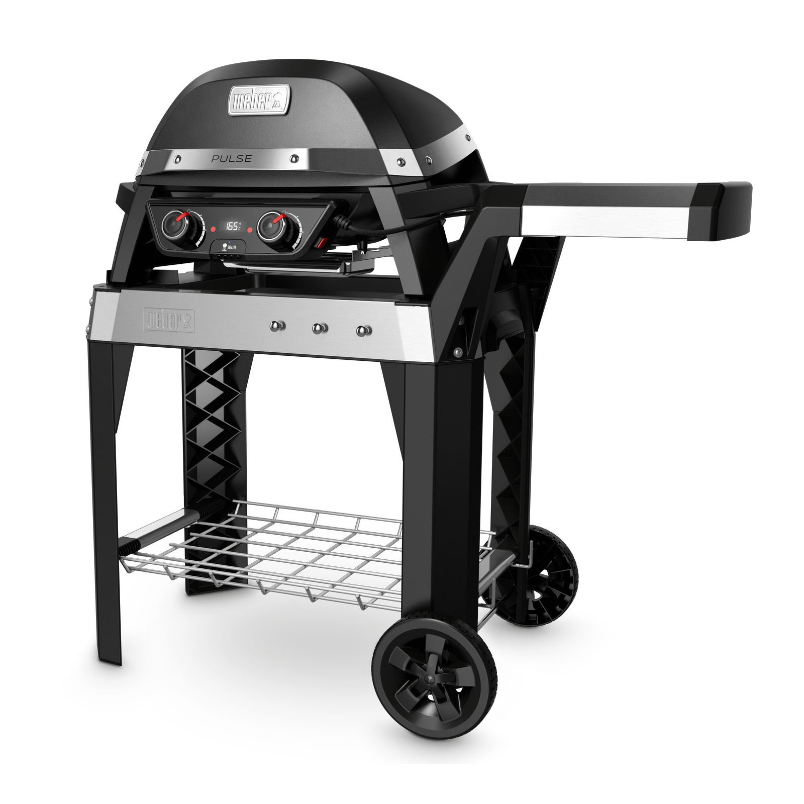 Weber Elektrogrill PULSE 2000 Rollwagen schwarz Bild 1