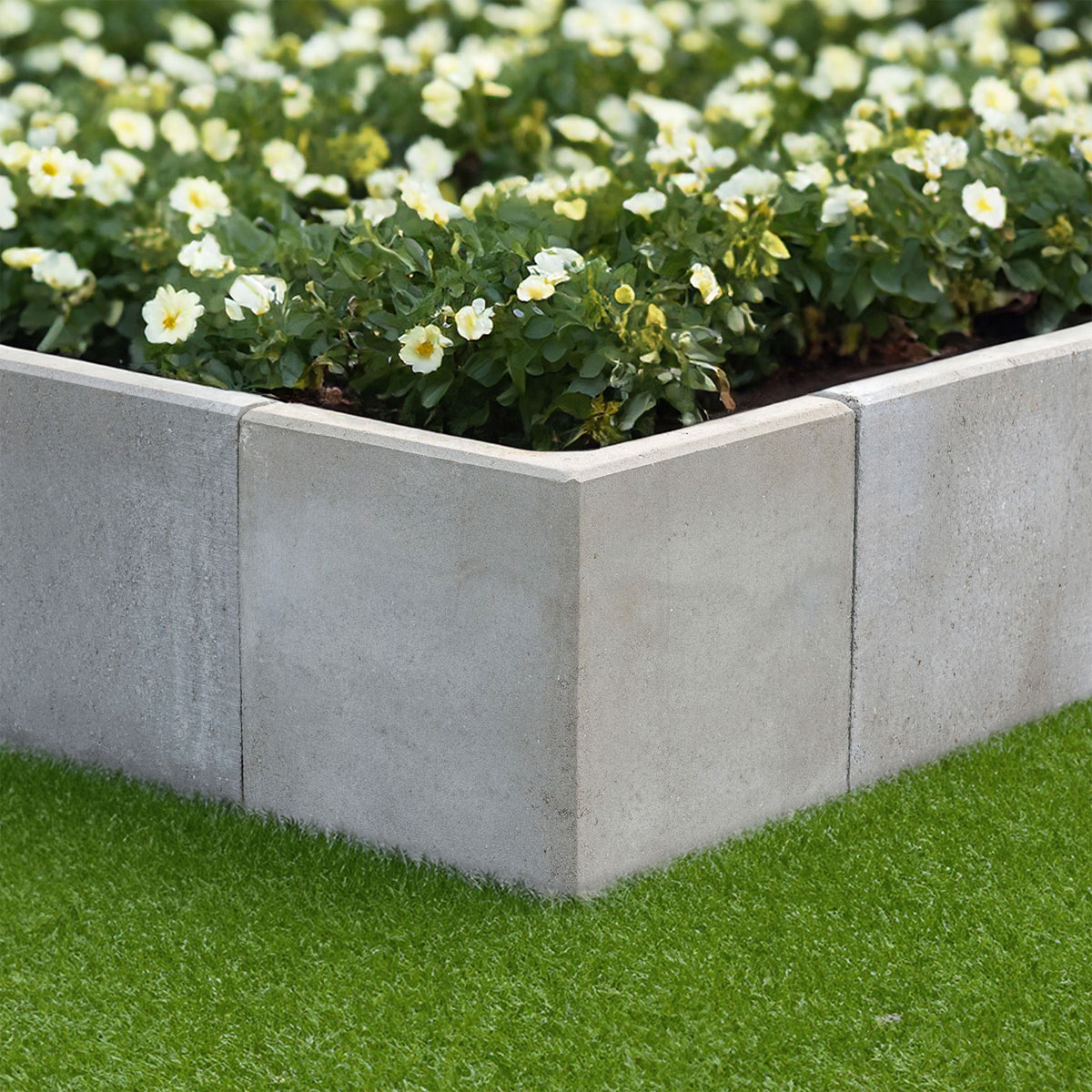 Diephaus  L-Stein-Ecke grau 40 x 50 x 50/7 cm Bild 2