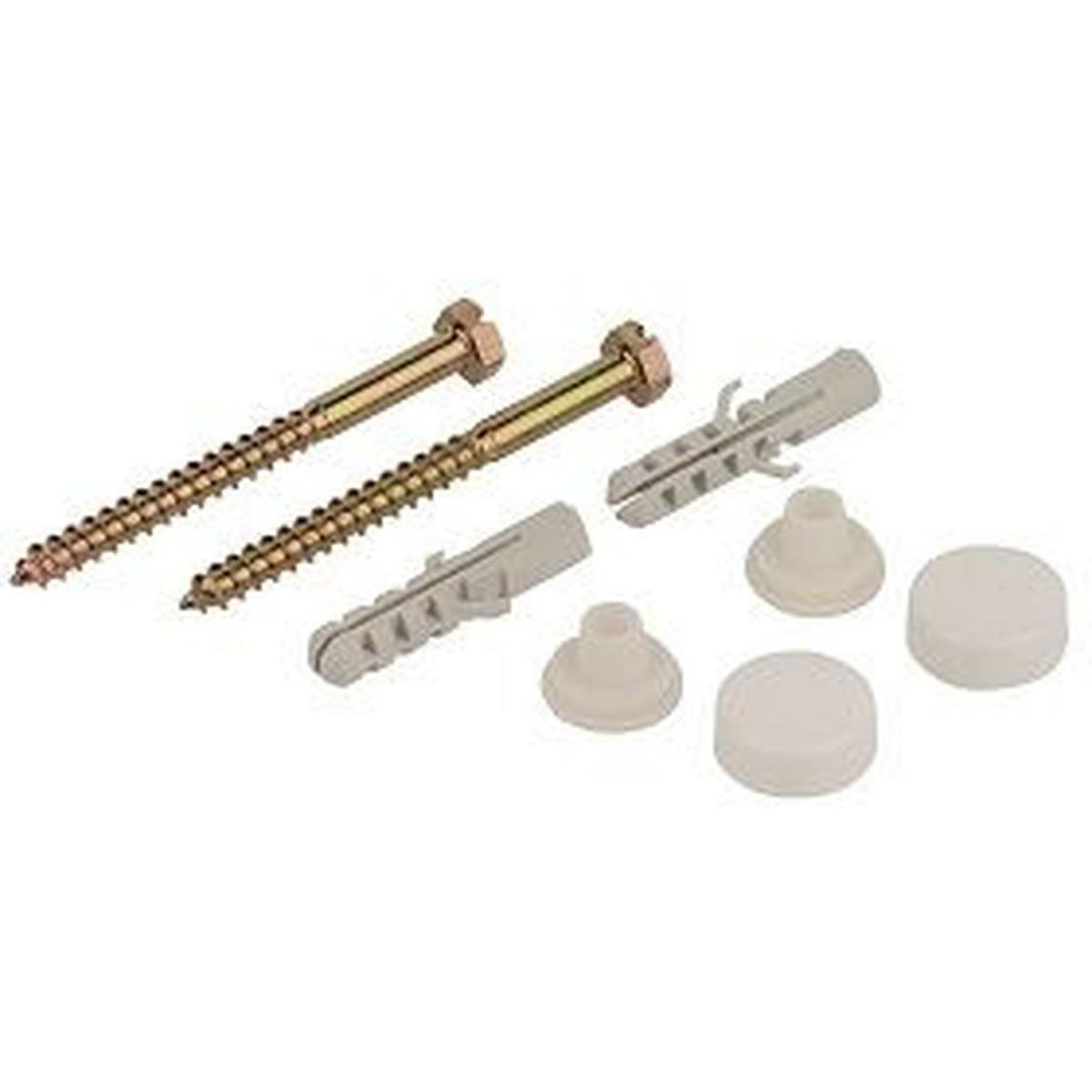 Kirchhoff WC-Befestigungssatz Sechskant weiß 6 x 70 mm