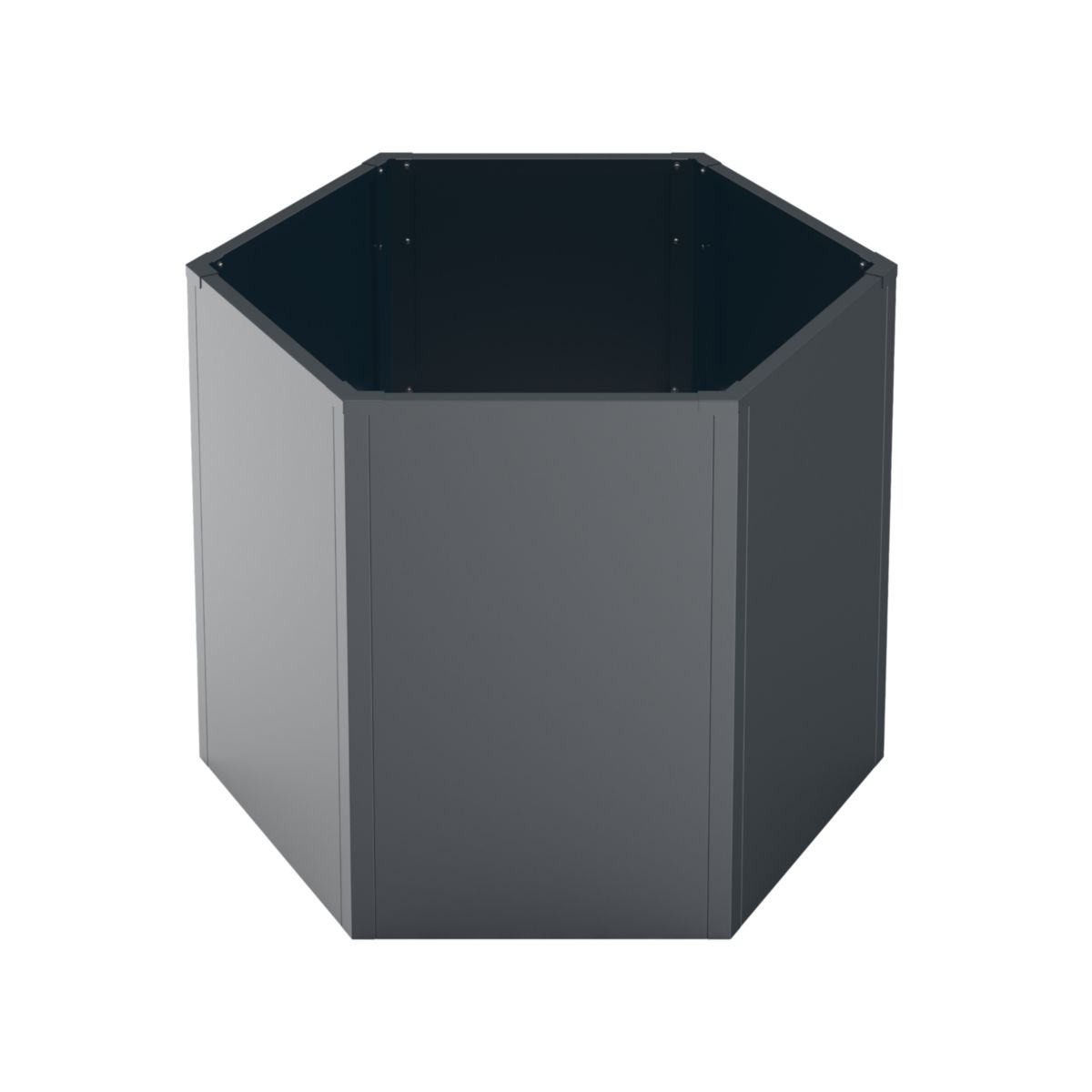 Westmann Metall Hochbeet 6-eckig Varia 77 Anthrazit|100x100x77cm Bild 4