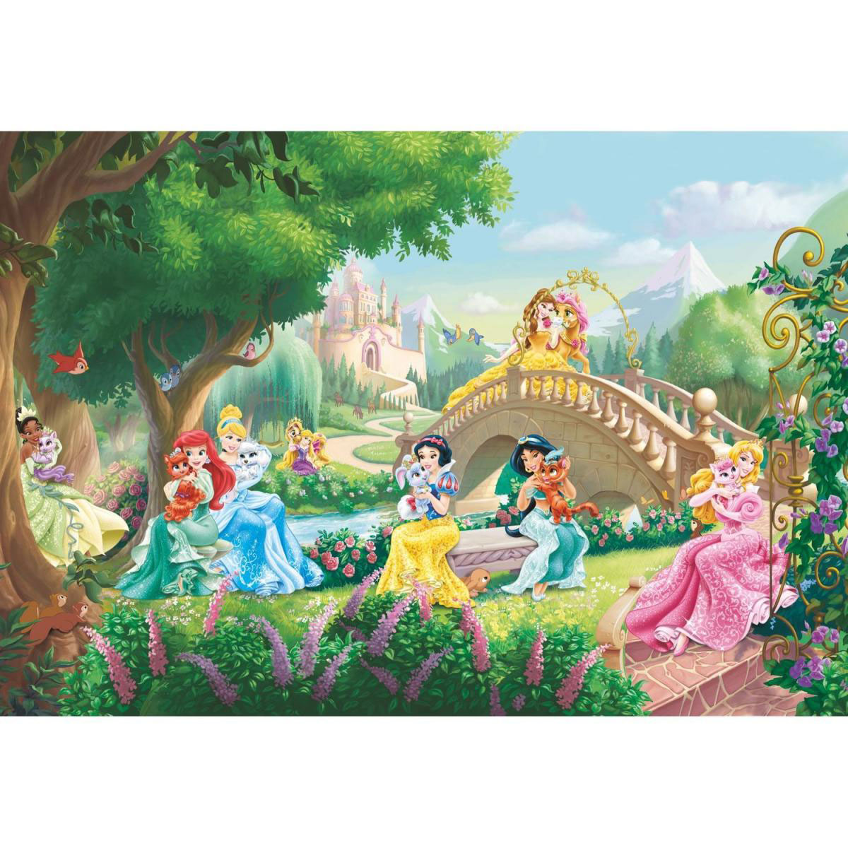 Komar Papier-Fototapete Princess Palace Pets 8-teilig 368 x 254 cm Bild 1