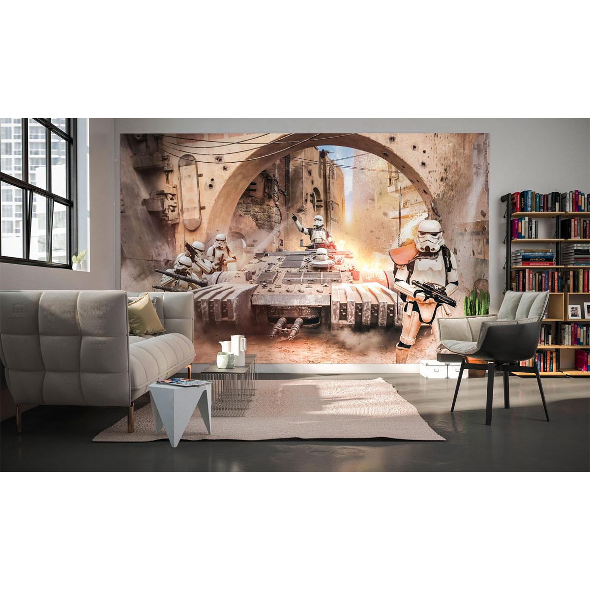 Komar  Vlies Fototapete Star Wars Tanktrooper 400x250 cm