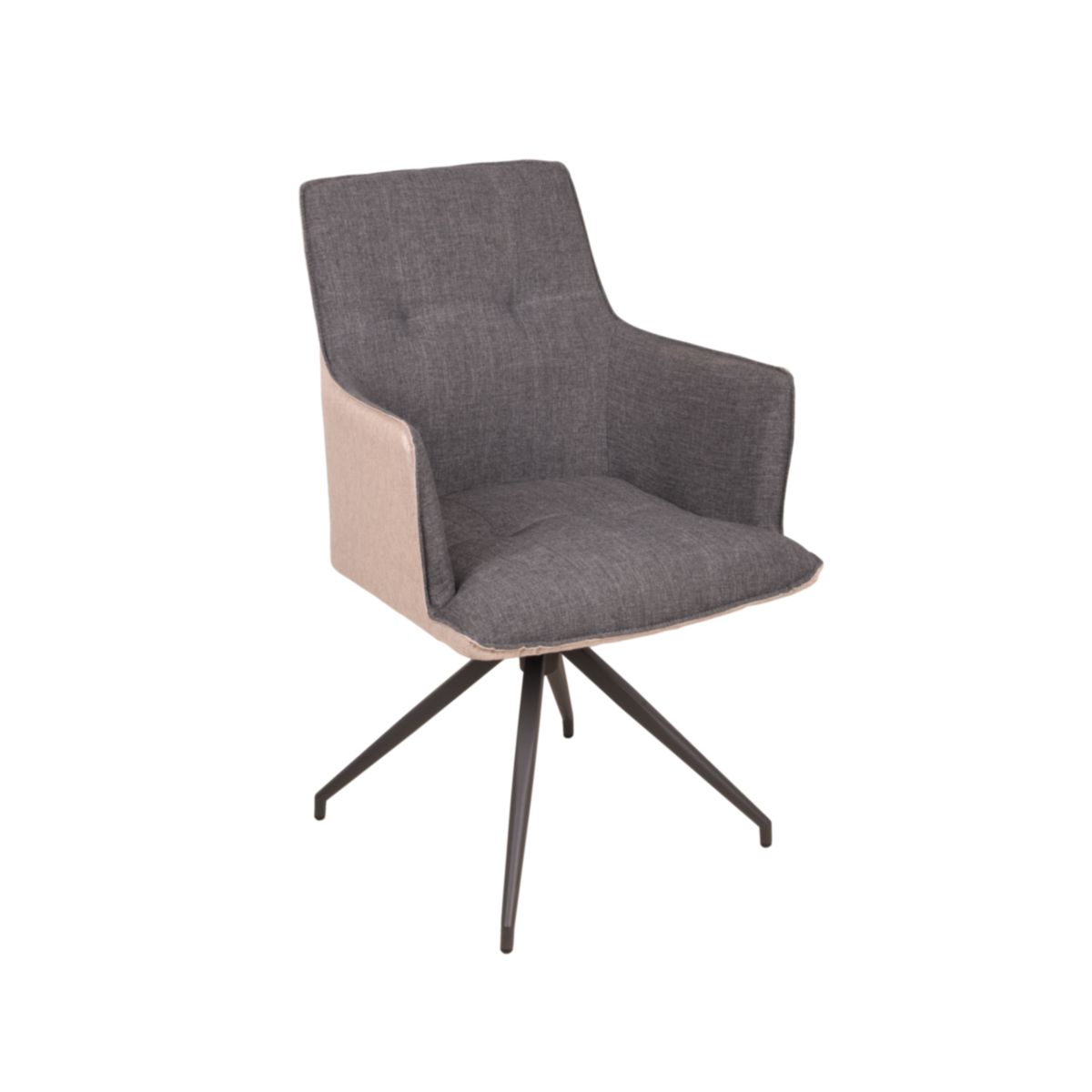 Drehstuhl ZEVIO, dunkelgrau, 2er Set Bild 2