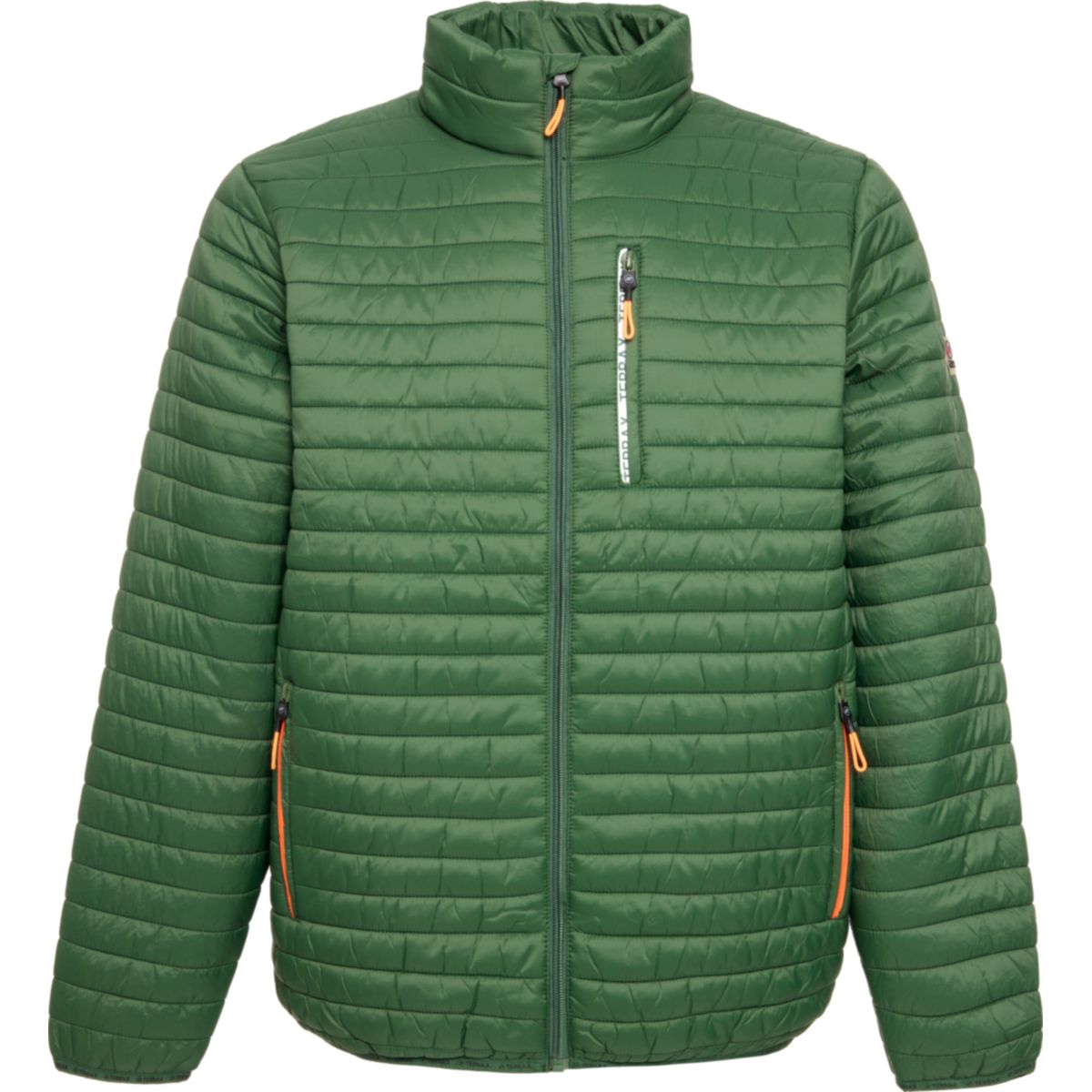 Terrax Workwear Herren Steppjacke forstgrün orange Gr. L
