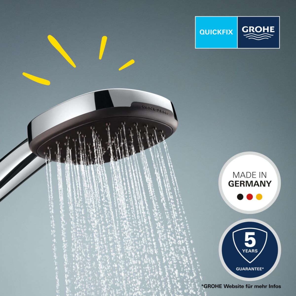Grohe Handbrause Vitalio Comfort 110 2 Strahlarten Bild 2