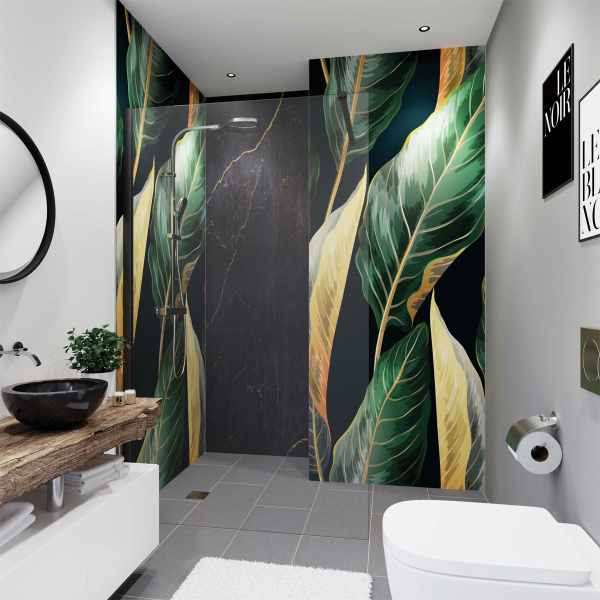 Rückwand Blätter Vintage 1000 x 2550 cm Bild 1