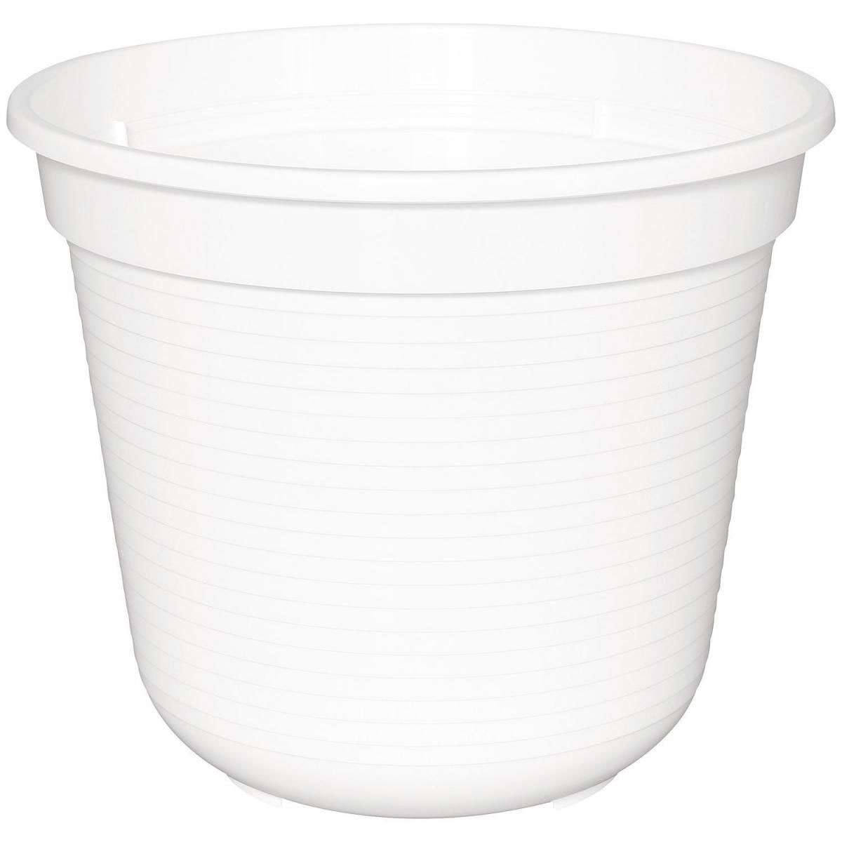 Geli Blumentopf Kunststoff 20 cm weiß