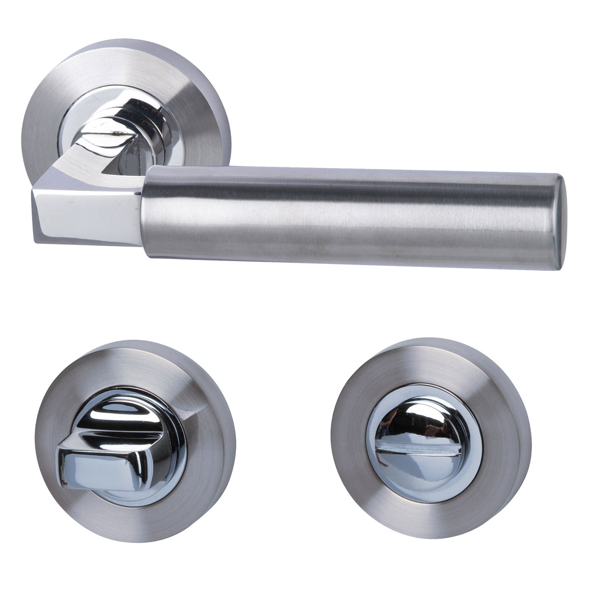 Alpertec Rosettengarnitur Solid 2-R für WC