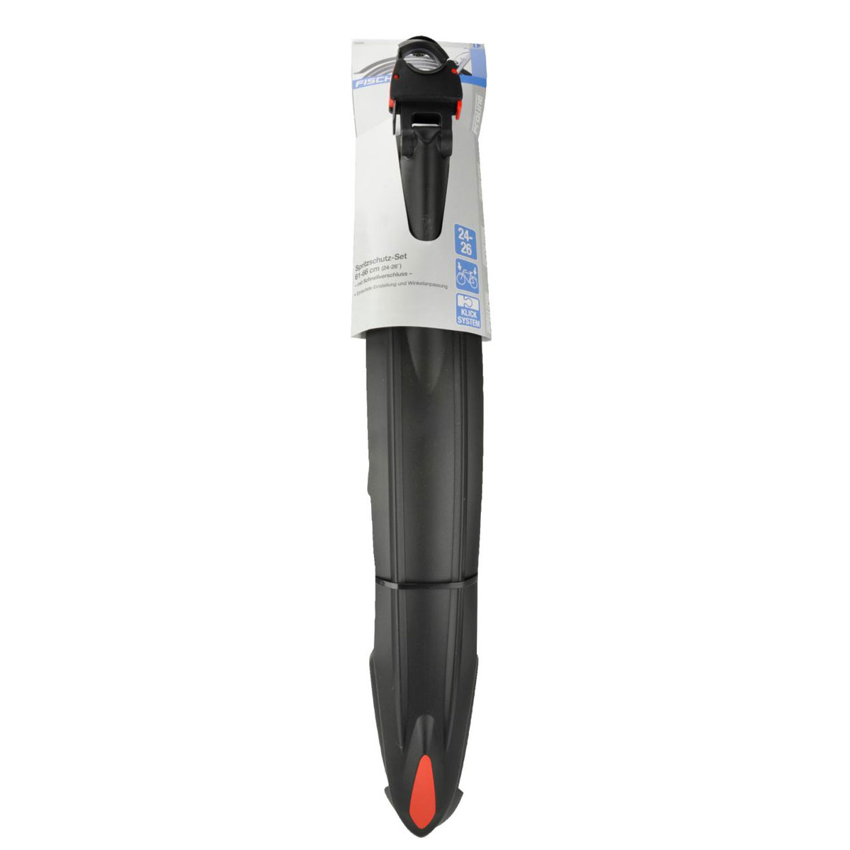 Fischer Bikes Spritzschutz-Set 26-29 cm schwarz