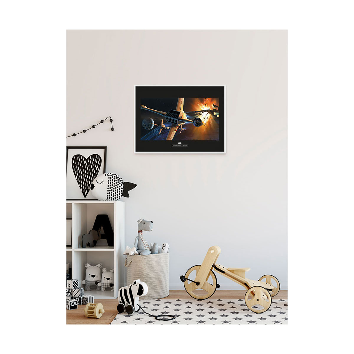 Komar  Wandbild Star Wars Classic Endor Orbit War 70x50 cm Bild 3