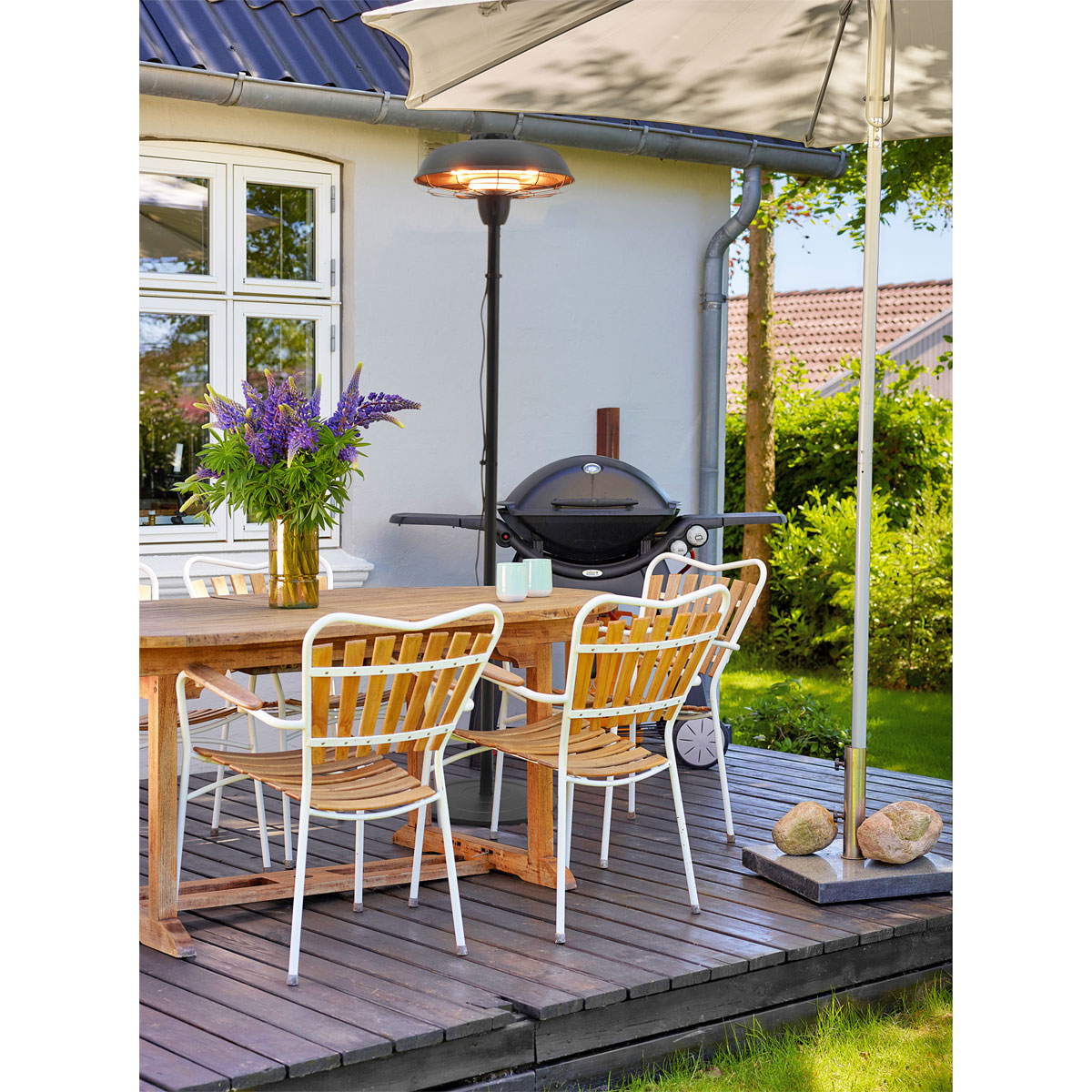 MyFireTool Elektro-Heizstrahler schwarz 198 x 45 cm Bild 3