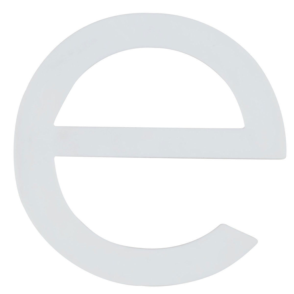 Alpertec Hausnummer e nachtleuchtend selbstklebend weiß-grün Bild 1