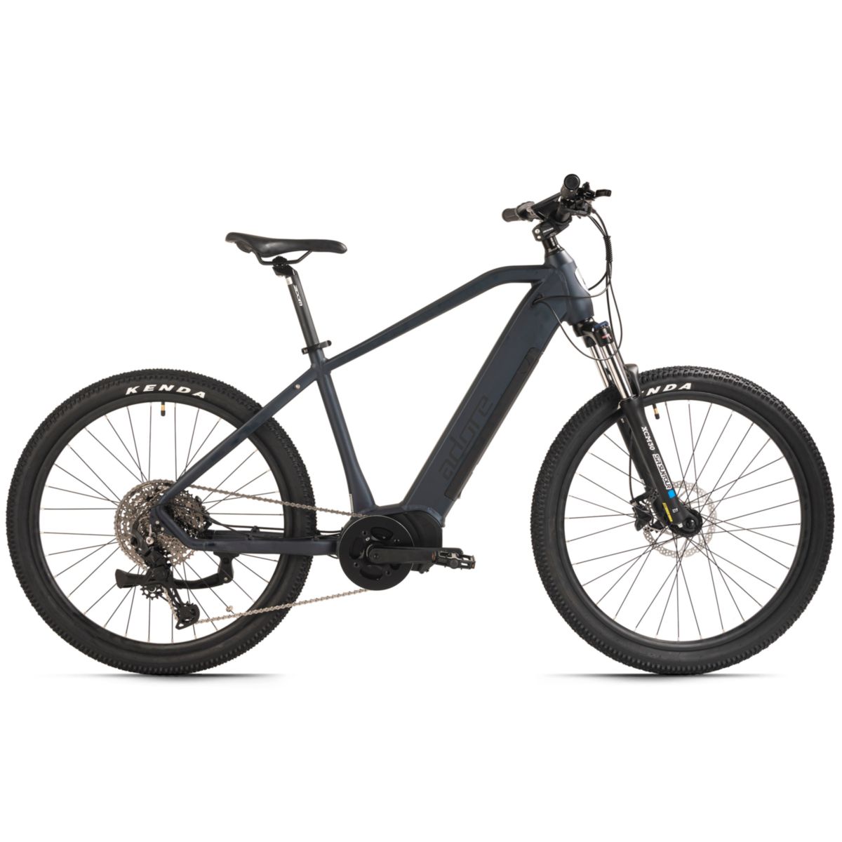 KS Cycling ADORE E-Mountainbike 27,5" Alu MTB Pedelec GX-650 Mittelmotor 80NM / 15Ah Nachtblau matt
