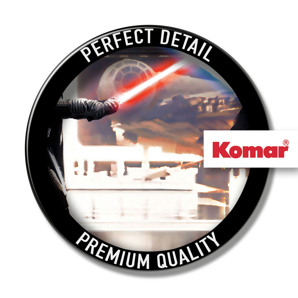 Komar  Vlies Fototapete Star Wars Vader vs. Kenobi 300x200 cm Bild 4