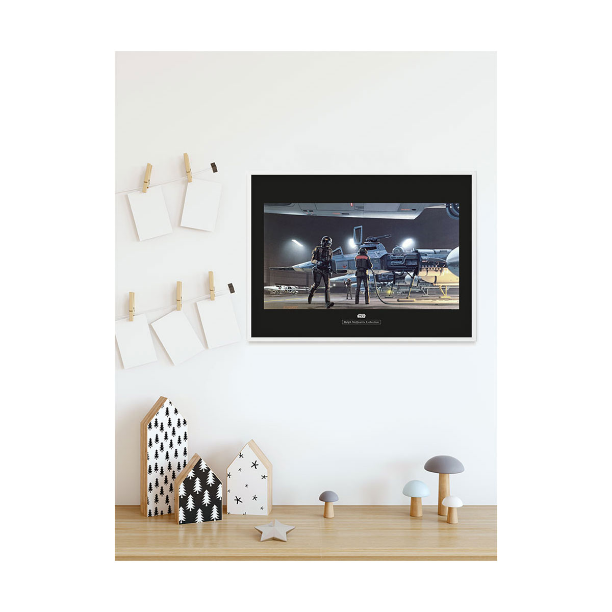 Komar  Wandbild Star Wars Classic Yavin Y-Wing 40x30 cm Bild 5