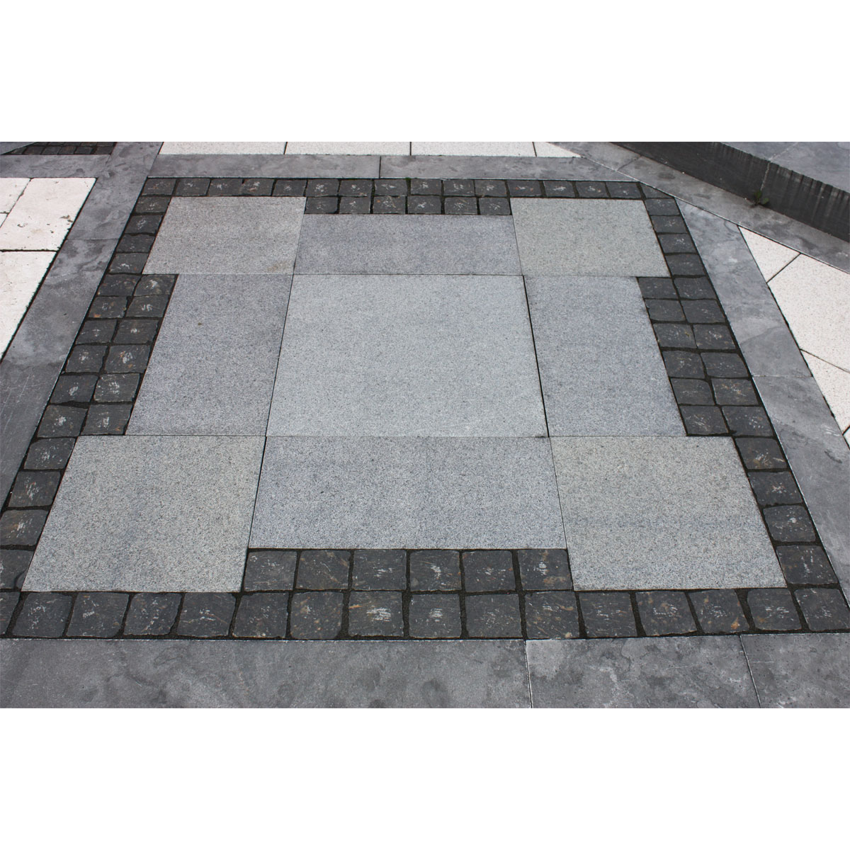 Pflasterstein BASALT 9 x 9 x 9 cm anthrazit Bild 1