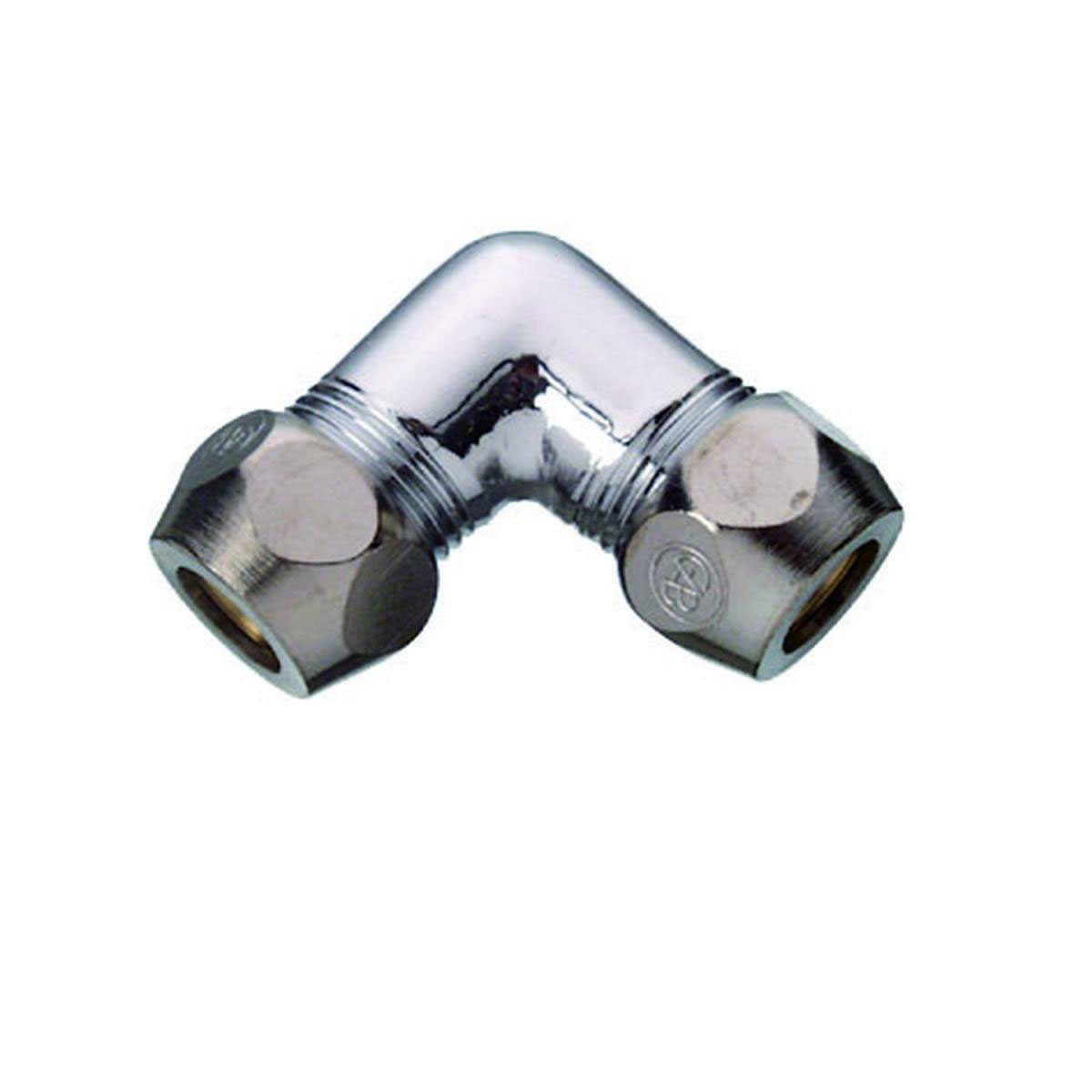 Verschraubung doppelt 10 mm chrom