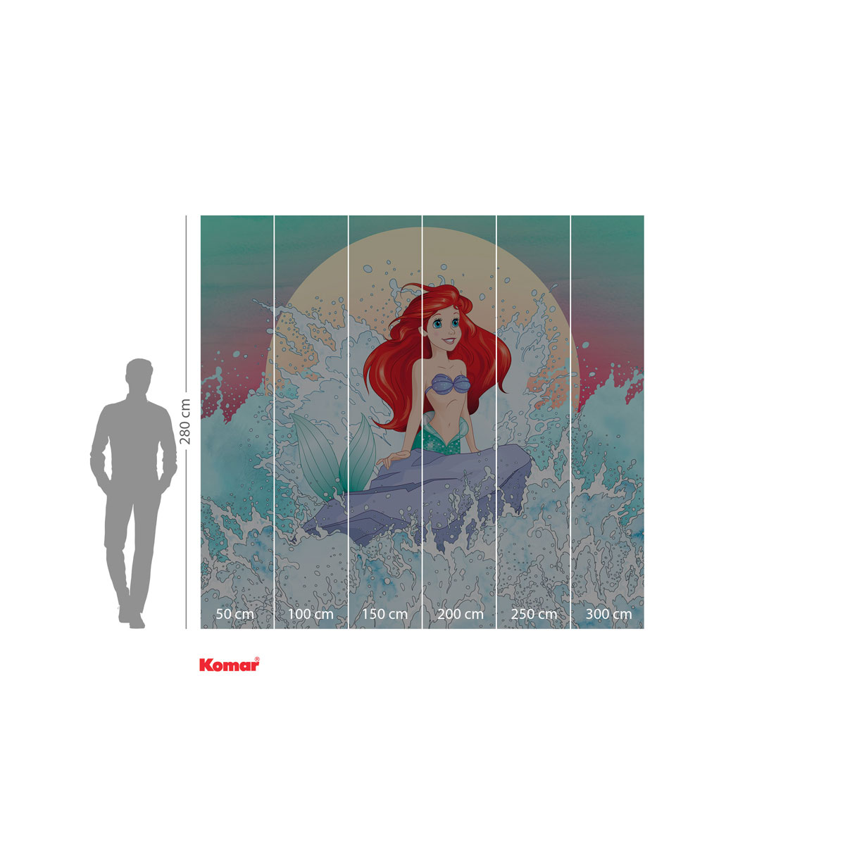 Komar  Vlies Fototapete Ariel Rise 300x280 cm Bild 3