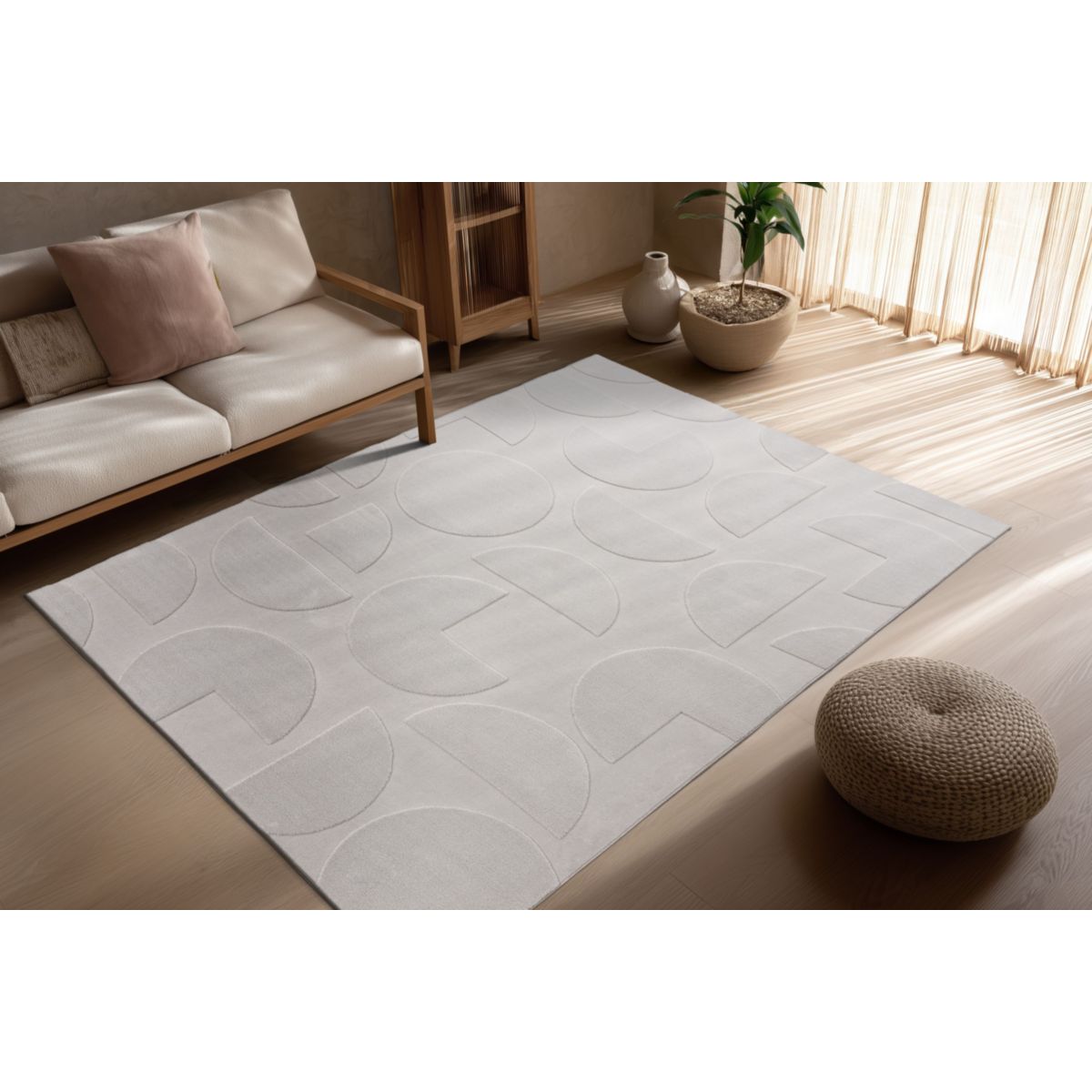 Niburi 425 Silber 160cm x 230cm Bild 3