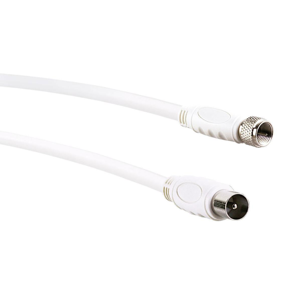 Schwaiger SAT-/Antennen-Adapterkabel weiß 5 m Bild 3