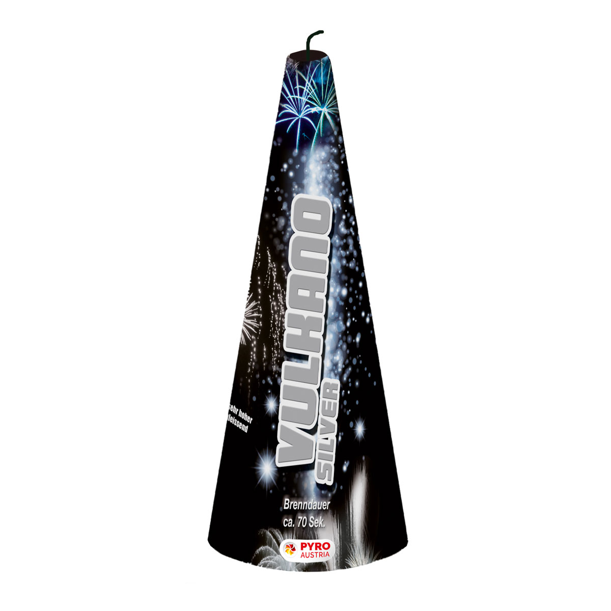 Feuerwerksvulkan Vulkano Silver