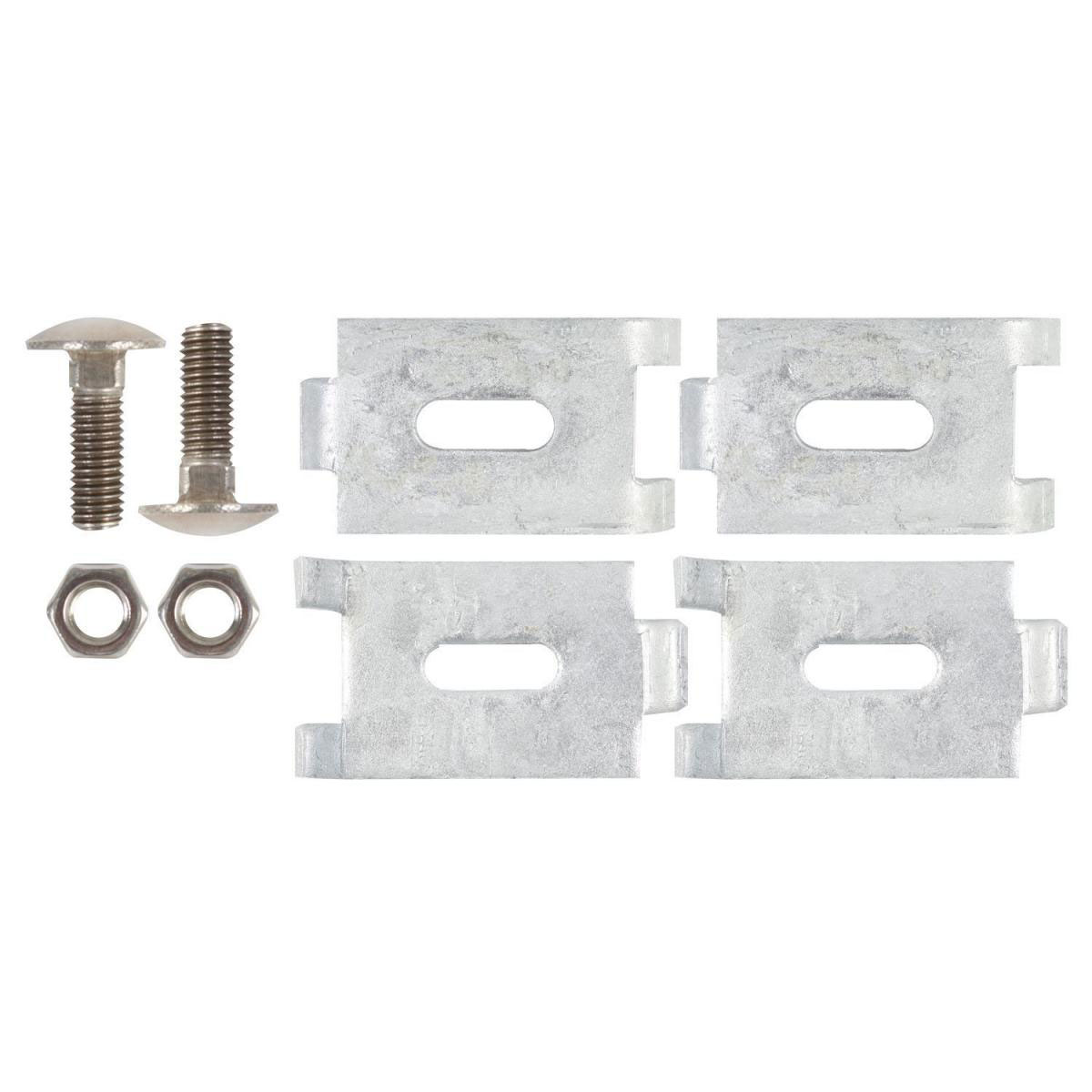 GAH Alberts Eckverbinder für Gittermatten feuerverzinkt 2er-Set